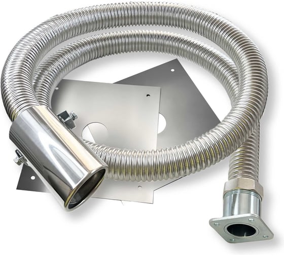 Система отвода выхлопных газов генератора STACORT 1,5м, для A-iPower, с декоративной насадкой SOVG-A35N-1,5 1