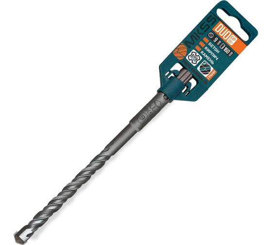 Бур по бетону Duo MKSS Toolbox DS0916 9x160мм (SDS-plus) MKSS DS09160 1
