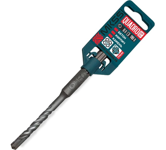 Бур по бетону Quadro MKSS Toolbox QS0611 6x110мм (SDS-plus) MKSS QS06110 1