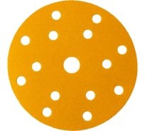 Абразивный круг TILFLEX GOLD PRO 150мм Р080 15 отверстий на липучке (10 шт.) TL81-080/10