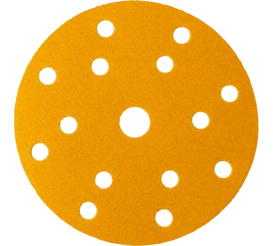 Абразивный круг TILFLEX GOLD PRO 150мм Р150 15 отверстий на липучке (100 шт в коробке) TL81-150/100 1