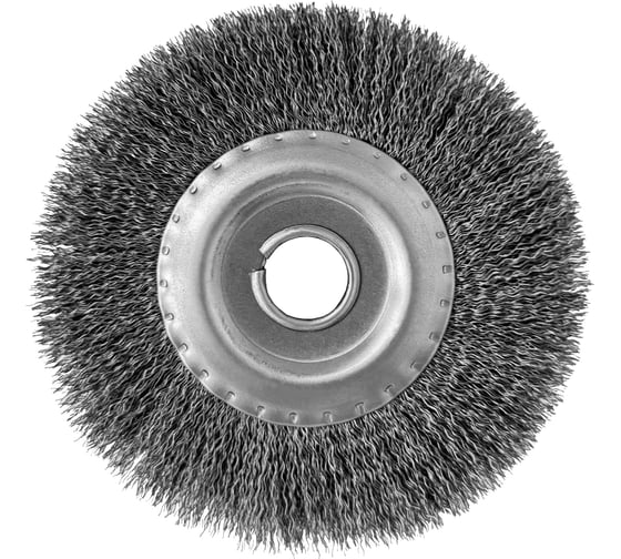 Щетка YOZHIK для УШМ D=150 мм, гофрированная стальная проволока RG1501 1