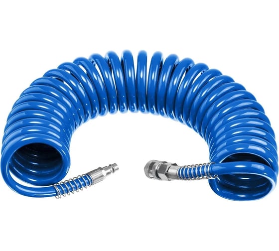 Шланг PU спиральный МаякАвто 15мх14ммх10мм, с быстросъемами 1/18_ 151410м 1