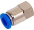 Фитинг пневматический NBPT PCF 6-M6x1,0 4шт 4