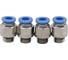 Фитинг пневматический NBPT PC 6-M5x0,8-G 4шт 3