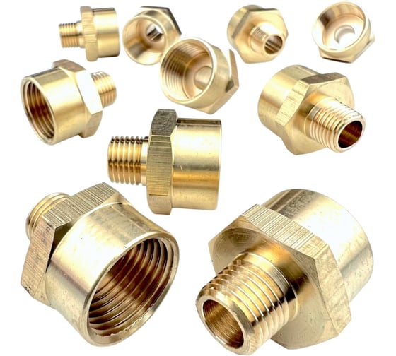 Переходник пневмо (10 шт; 1/4"НР - 1/2"ВР) Профитт 9276140 1