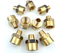 Переходник пневмо (10 шт; 1/8"НР - 1/4"ВР) Профитт 9276102
