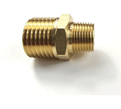 Ниппель латунный переходной пневмо 1/2"НР - 3/8"НР Профитт 9276287