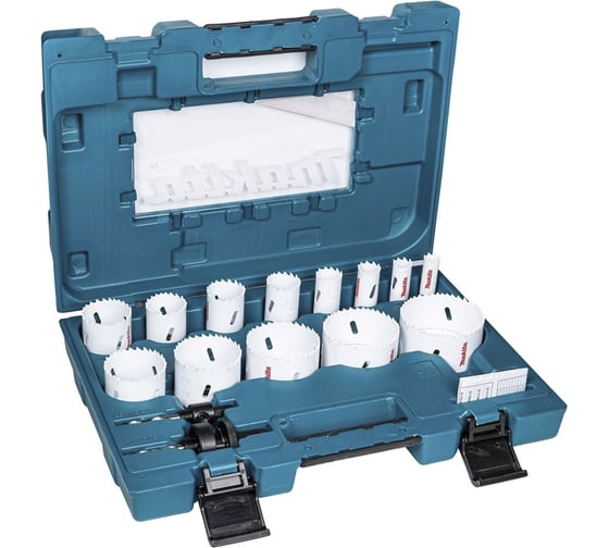 Набор биметаллических коронок Makita 16-76 мм, 13 шт D-63993 1