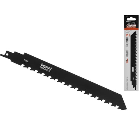 Пилка сабельная по кирпичу GEPARD S 240мм 1 шт. GP0644-01