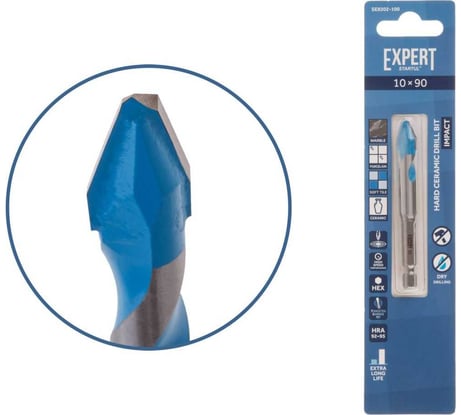Сверло по керамограниту STARTUL EXPERT 10x90 мм SE8302-100