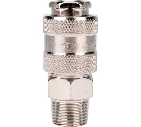 Быстросъемное соединение наружная резьба 3/8" - рапид для компрессора Pegas pneumatic 3210