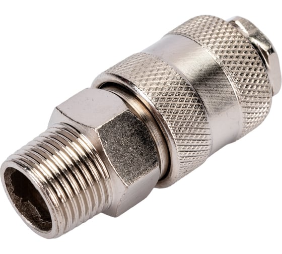 Быстросъемное соединение наружная резьба 3/8" - рапид для компрессора Pegas pneumatic 3210