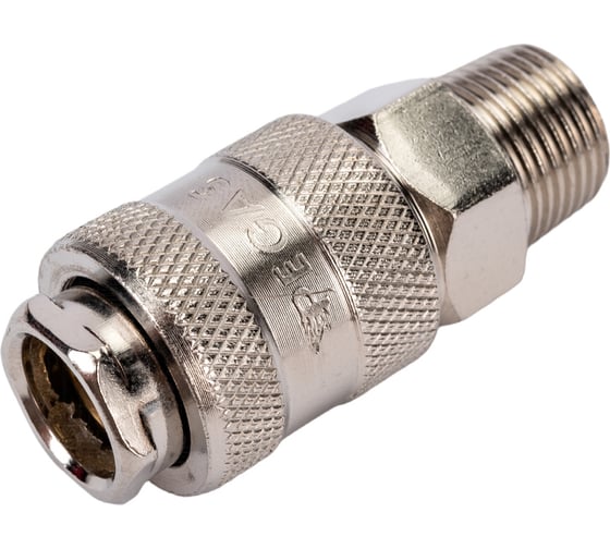 Быстросъемное соединение наружная резьба 3/8" - рапид для компрессора Pegas pneumatic 3210