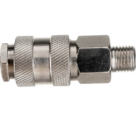 Быстросъемное соединение наружная резьба 1/4" - рапид для компрессора Pegas pneumatic 3203