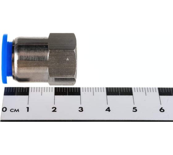 Фитинг металлический 12 мм - внутренняя резьба 1/4" Pegas pneumatic 5213