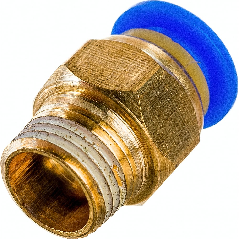 Фитинг металлический 6 мм - наружная резьба 1/8" Pegas pneumatic 5211 ...