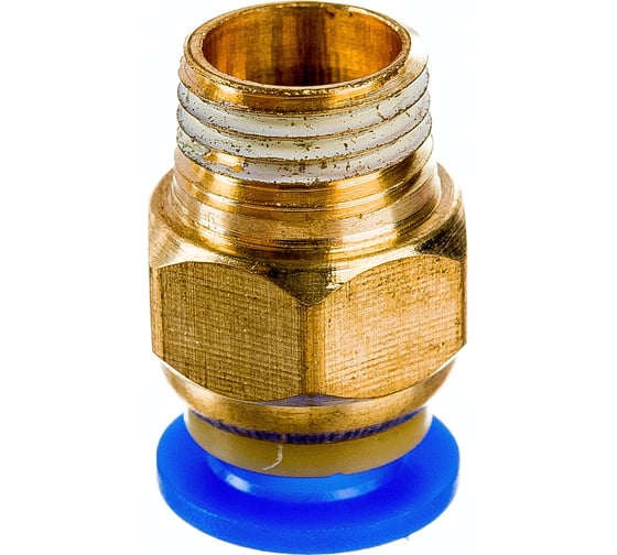 Фитинг металлический 6 мм - наружная резьба 1/8" Pegas pneumatic 5211