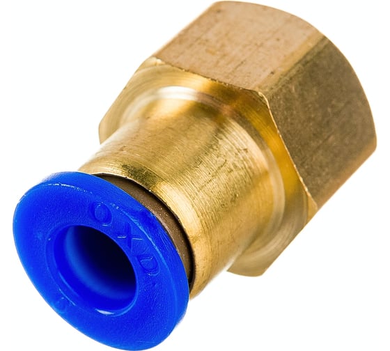 Фитинг металлический 6 мм - внутренняя резьба 1/4" Pegas pneumatic 5203