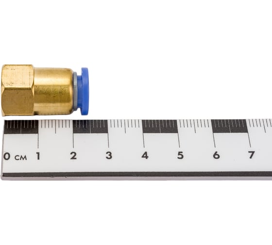 Фитинг металлический 8 мм - внутренняя резьба 1/4" Pegas pneumatic 5204