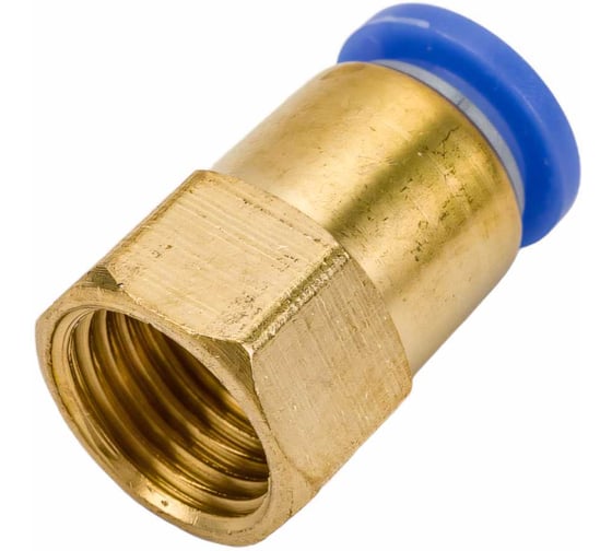 Фитинг металлический 8 мм - внутренняя резьба 1/4" Pegas pneumatic 5204