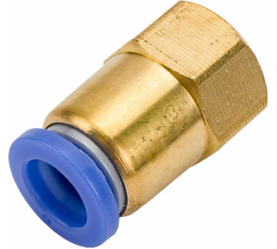 Фитинг металлический 8 мм - внутренняя резьба 1/4" Pegas pneumatic 5204