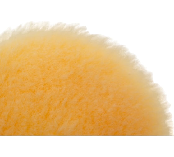 Диск полировальный из натуральной овчины (80/90 мм; Velcro; жёлтый) RUPES 9.BW100М
