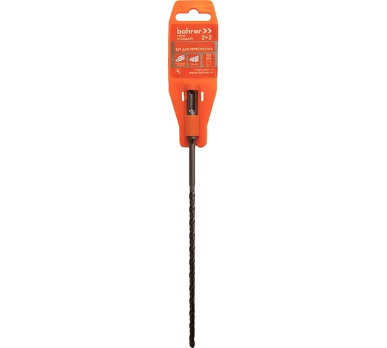 Бур Стандарт (12x260х310 мм; 2 резца + 2 спирали; SDS-Plus) BOHRER 30112310 1