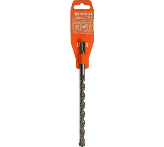 Бур Стандарт (12x160х210 мм; 2 резца + 2 спирали; SDS-Plus) BOHRER 30112210 1