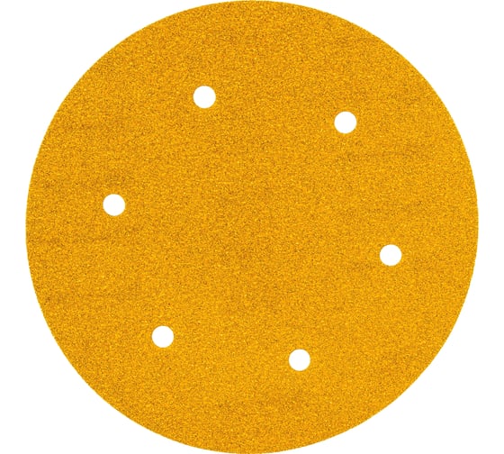 Круг шлифовальный на липучке Giraffe GOLD (225 мм; 6 отверстий; Р120) ABRAFORM AF-GG6-120
