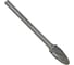 Борфреза твердосплавная пламевидная PROTON 06х3х13х38R, тип H, (D 6 хв.3) УТ-00002465 1