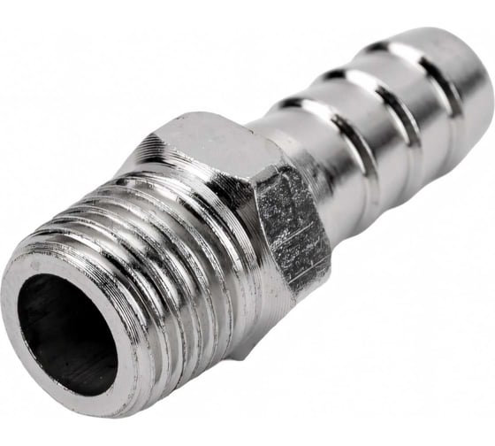 Штуцер елочка 10 мм - наружная резьба 1/4" Pegas pneumatic 4003