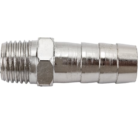 Штуцер елочка 12 мм - наружная резьба 1/4" Pegas pneumatic 4004