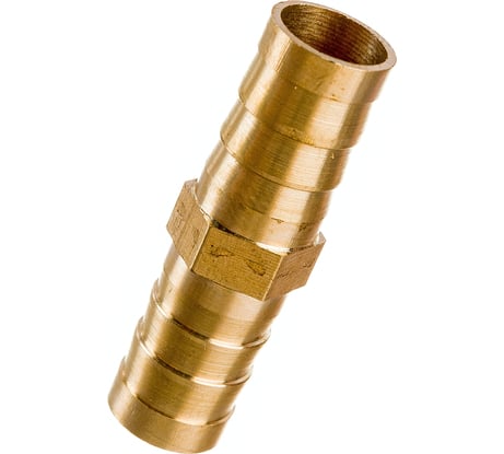 Штуцер двухсторонний елочка 12 мм - 12 мм Pegas pneumatic 3407