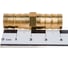 Штуцер двухсторонний елочка 12 мм - 12 мм Pegas pneumatic 3407 3