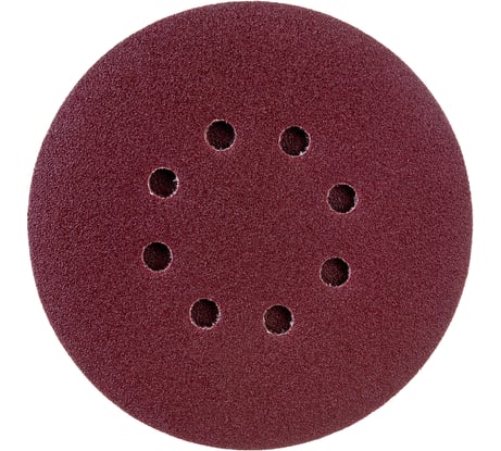 Круг шлифовальный на липучке (5 шт; 150 мм; 8 отверстий; Р100) PATRIOT 820010113
