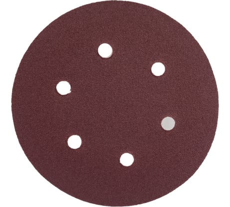 Круг шлифовальный на липучке (5 шт; 150 мм; 6 отверстий; Р100) PATRIOT 820010123
