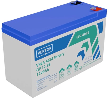 Аккумуляторная батарея VEKTOR BATTERY GP 12-9S 14329