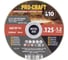 Диск отрезной по металлу Procraft CD125x1.2 125x1.2x22.2, 50 шт CD125x1.2-50 9