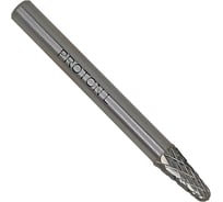 Бор-фреза твердосплавная сфероконическая PROTON 6x6x13x45R, тип L, (D 6 хв.6) УТ-00002463