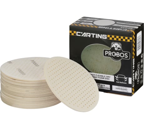 Круг абразивный гибкий PROBOS SF335 Hookit 150 мм, Р3000, на вспененной основе (РОЗ 20 шт/уп) 33533546-20