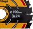 Пильный диск по дереву DEWALT DT10402, 190х30х1.65 мм DT10402-QZ 4