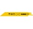 Полотно DEWALT DT2361, по металлу для сабельных пил биметаллическое, BiM, 152x1.8 мм, S922BF, 5 шт DT2361-QZ 2