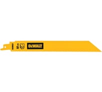 Полотно для сабельной пилы DEWALT DT90386, по металлу, 228 мм, 10 TPI, 5 шт DT90386-QZ
