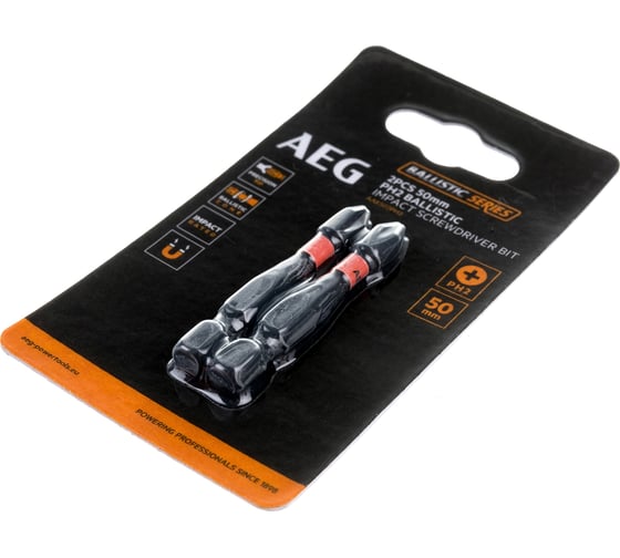 Биты ударные AAK502PH2 (2 шт; PH2; 50 мм) AEG 4932479165