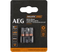Биты ударные AAK253TX30 (3 шт; TX30; 25 мм) AEG 4932479176
