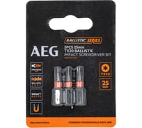 Биты ударные AAK253TX20 (3 шт; TX20; 25 мм) AEG 4932479174