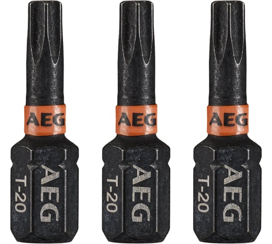 Биты ударные AAK253TX20 (3 шт; TX20; 25 мм) AEG 4932479174