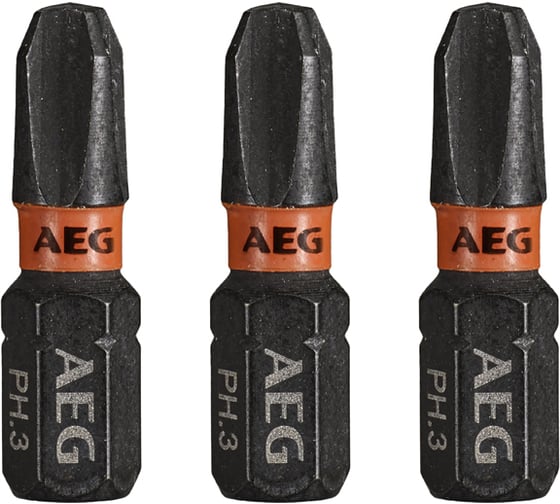 Биты ударные AAK253PH3 (3 шт; PH3; 25 мм) AEG 4932479169