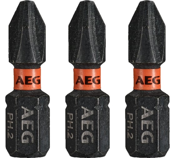 Биты ударные AAK253PH2 (3 шт; PH2; 25 мм) AEG 4932479168